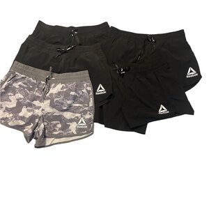 5 pair of Reebok Women's Athletic Shorts with pockets
